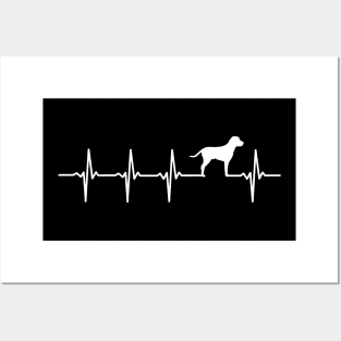 Pointer Heartbeat Gift For Pointer Lovers Posters and Art